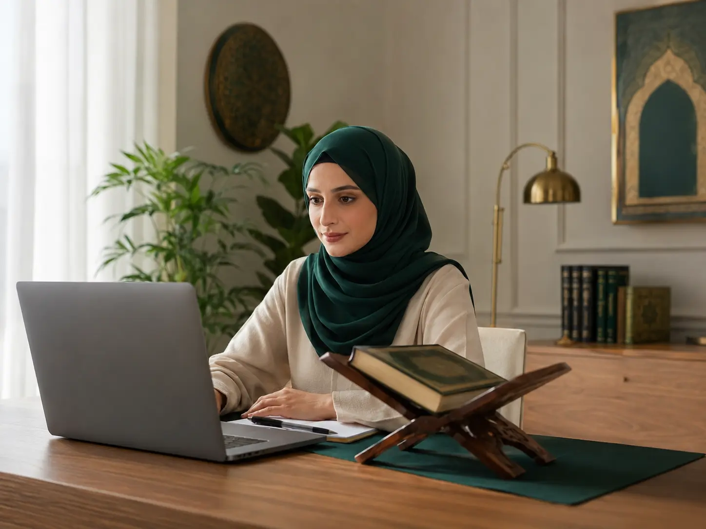 Female online Quran tutor option for women and families
